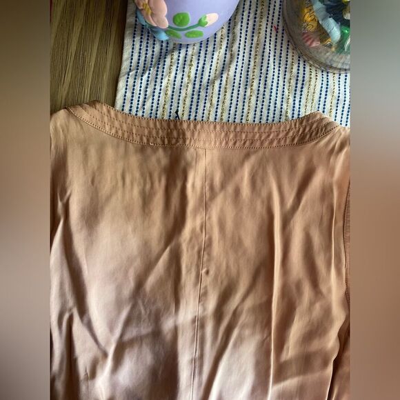 Veronica Beard Romper Women’s Nude Size 10 Sleeveless Drawstring Spring Designer - Picture 11 of 16